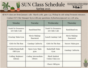 Spring Calendar